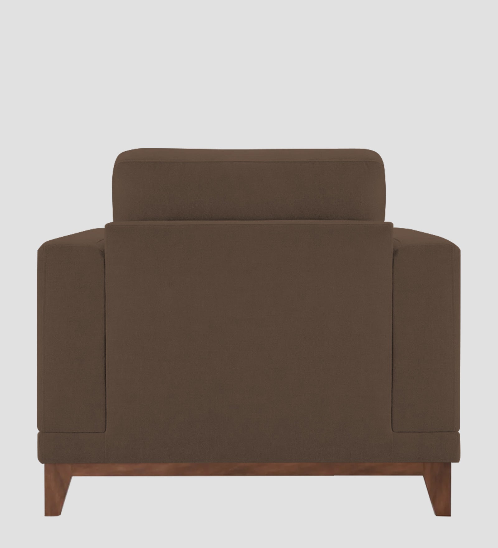 Esha Fabric 1 Seater Sofa In Rosy Brown Colour - Febonic Living