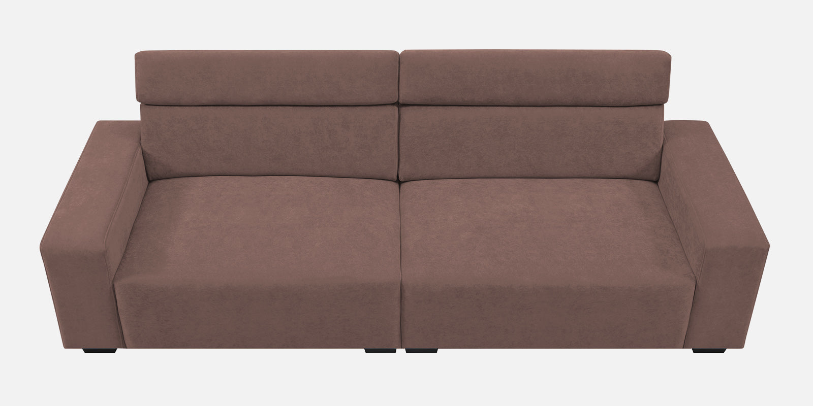 Hiro Fabric 3 Seater Sofa In Berry Wine Colour - Febonic Living