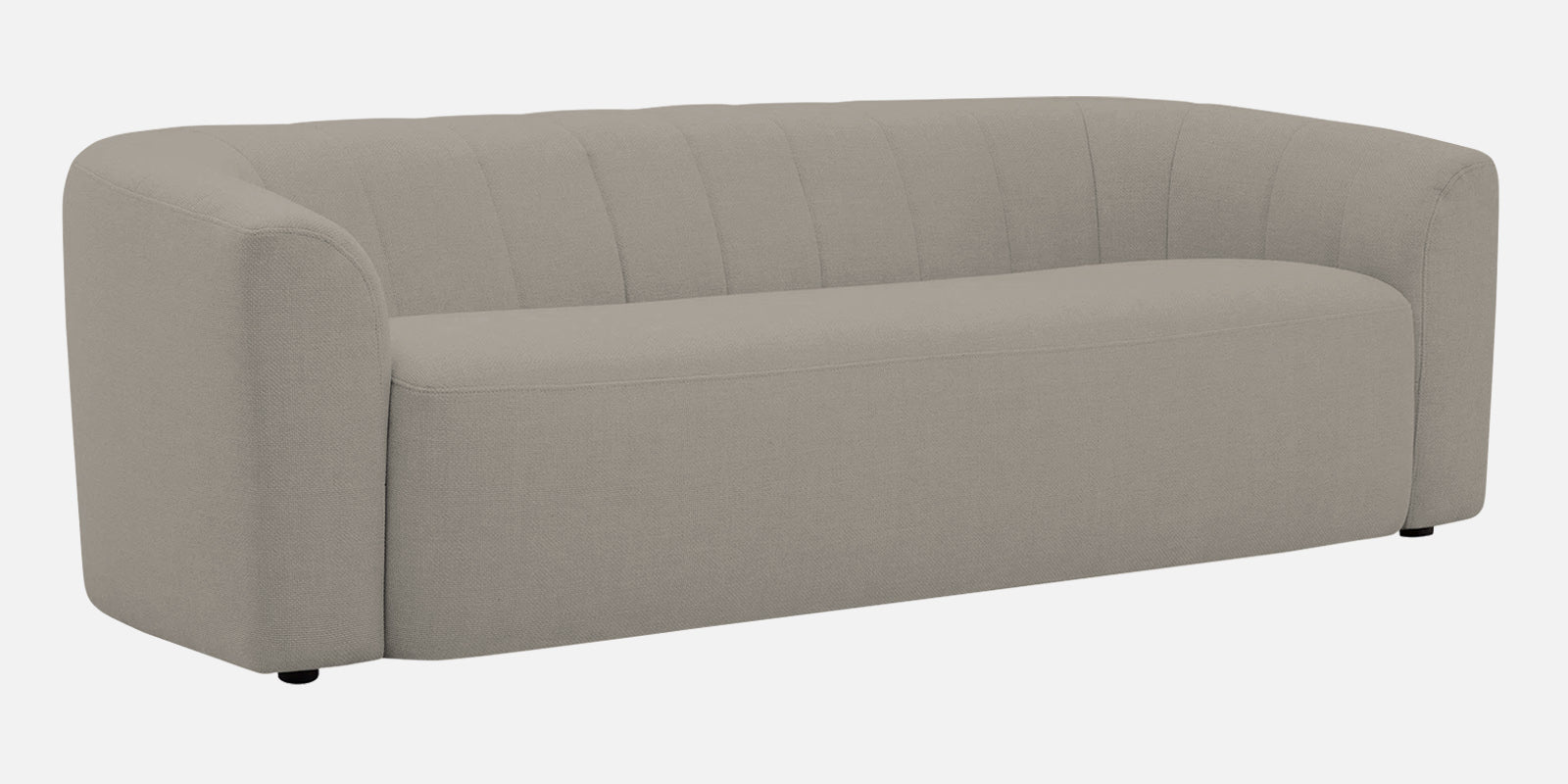 Mara Fabric 3 Seater Sofa In Ash Grey Colour - Febonic Living