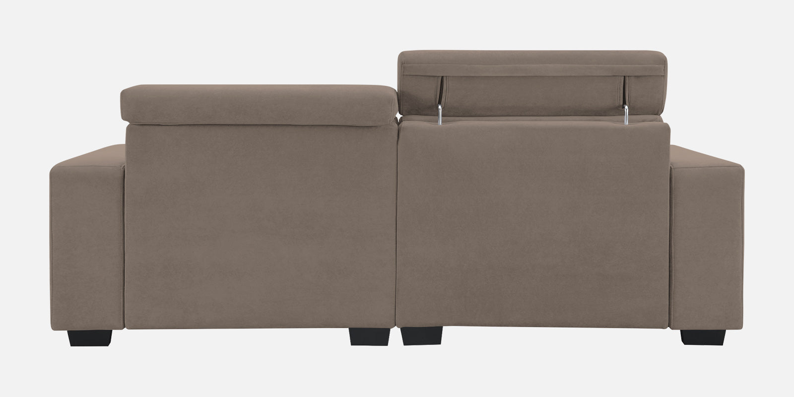 Hiro Fabric 2 Seater Sofa In Rock Beige Colour - Febonic Living