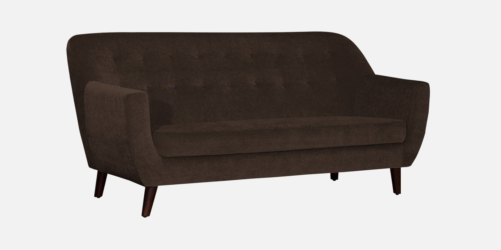 German Fabric 3 Seater Sofa In Cidar Brown Colour - Febonic Living