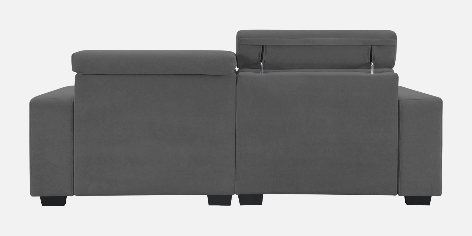 Hiro Fabric 2 Seater Sofa In Dusky Grey Colour - Febonic Living