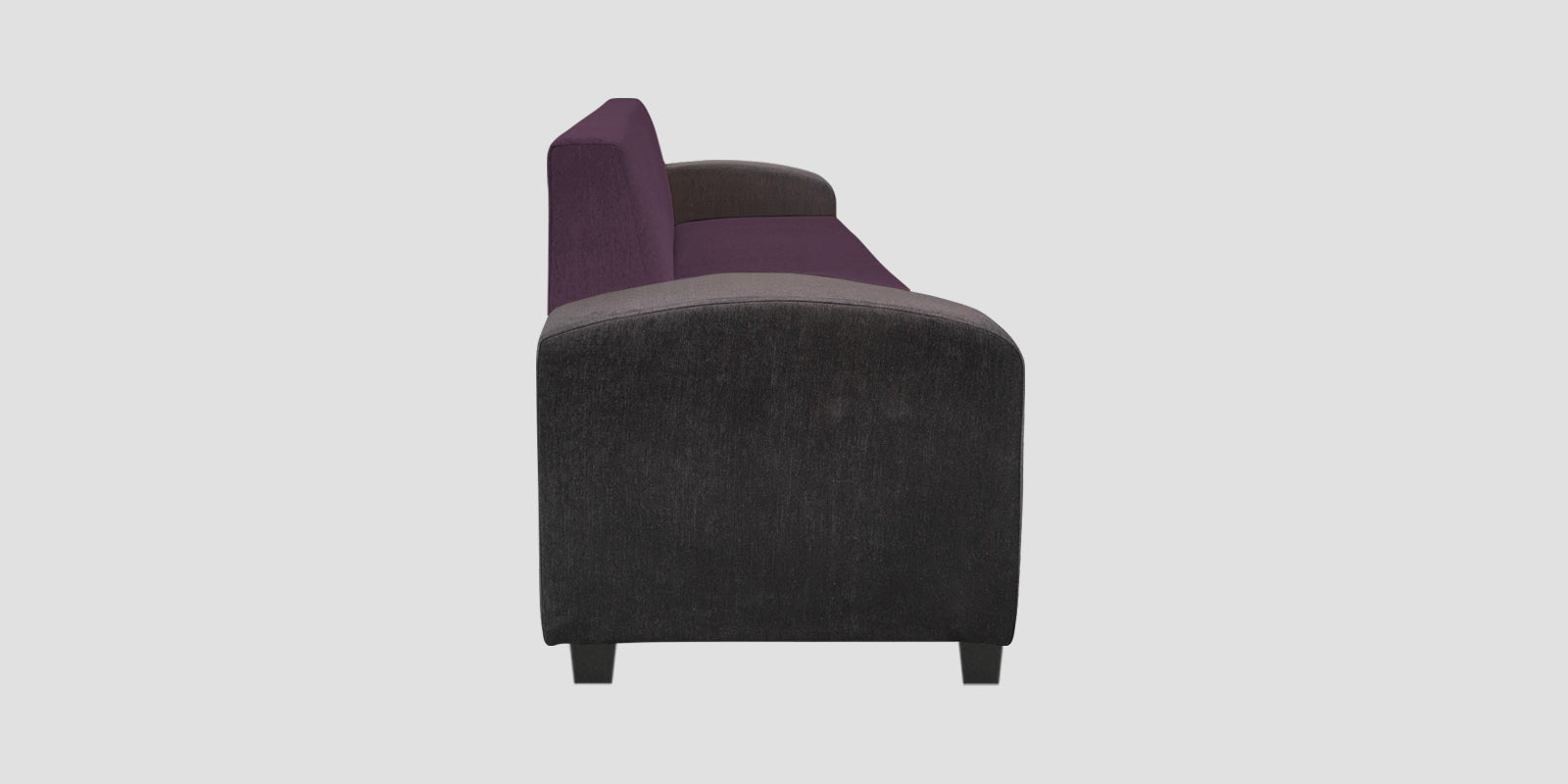 Alex Fabric 3 Seater Sofa In Greek Purple Colour - Febonic Living