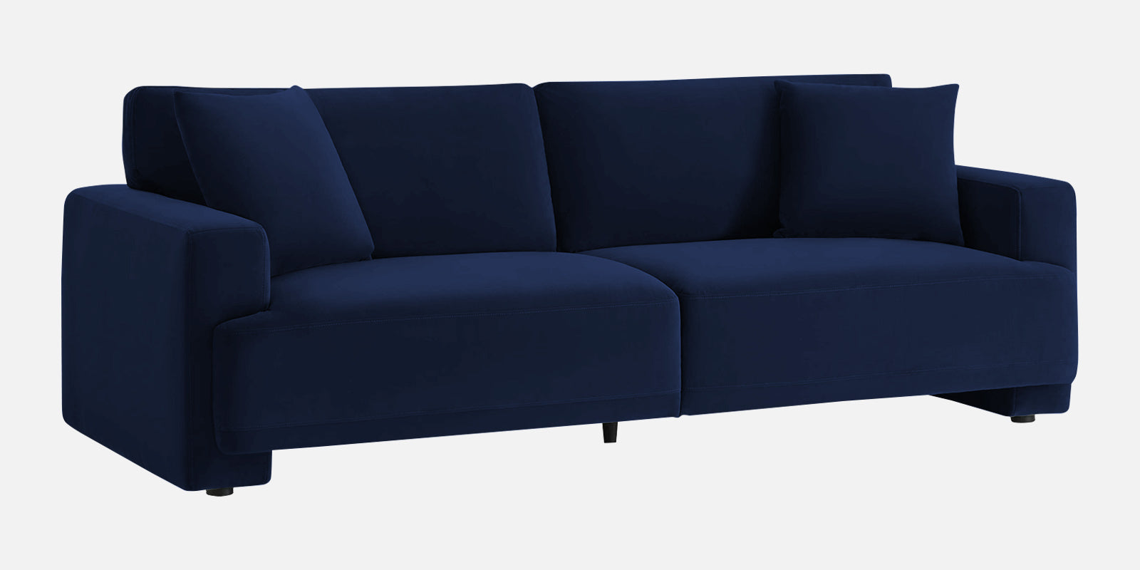 Kosta Velvet 3 Seater Sofa In Indigo Blue Colour - Febonic Living