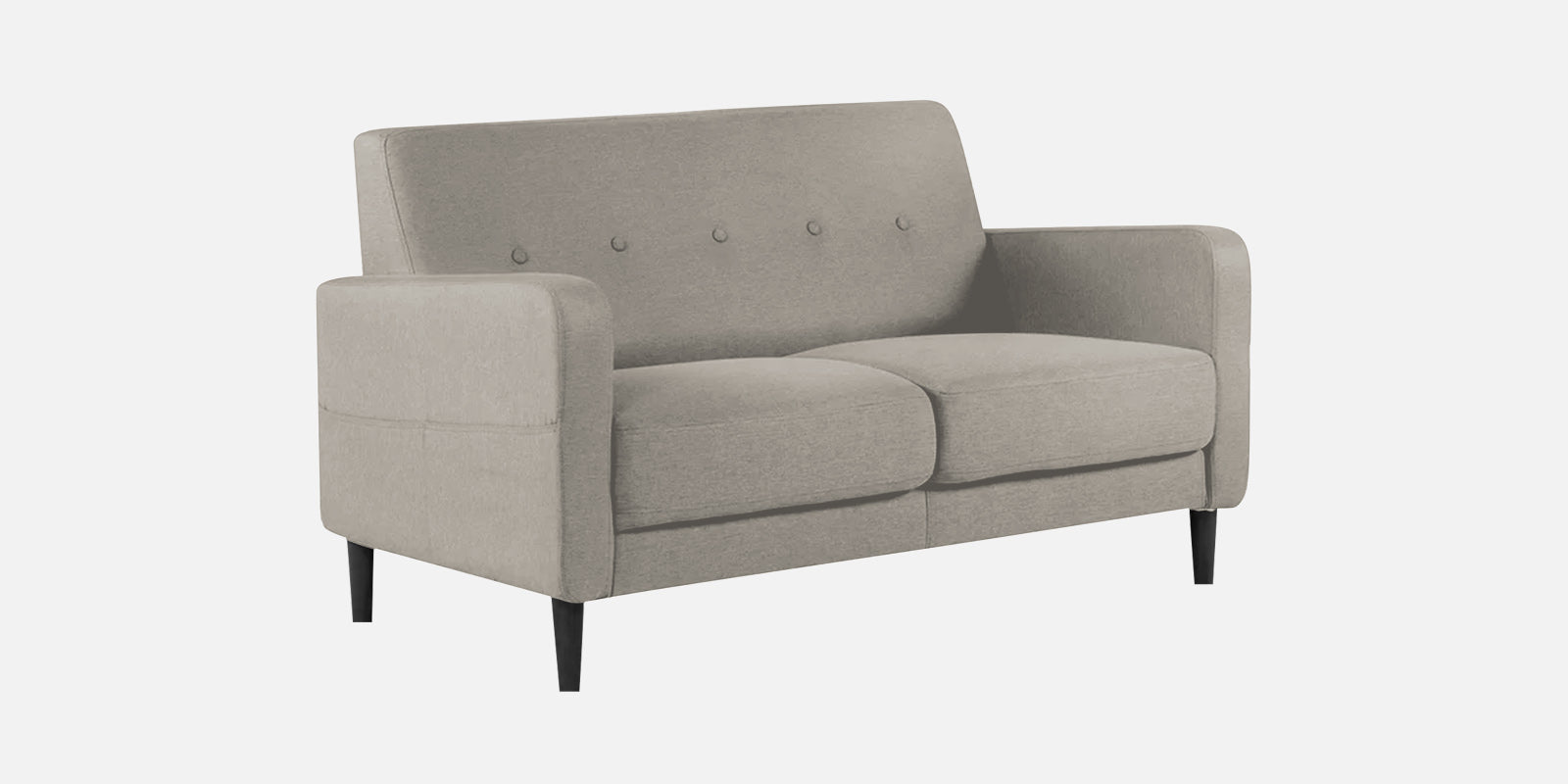 Marq Fabric 2 Seater Sofa In Ash Grey Colour - Febonic Living