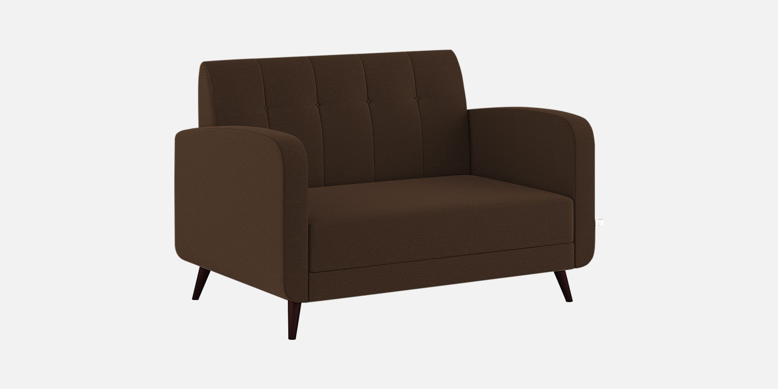 Wiki Velvet 2 Seater Sofa In Chocolate Brown Colour - Febonic Living