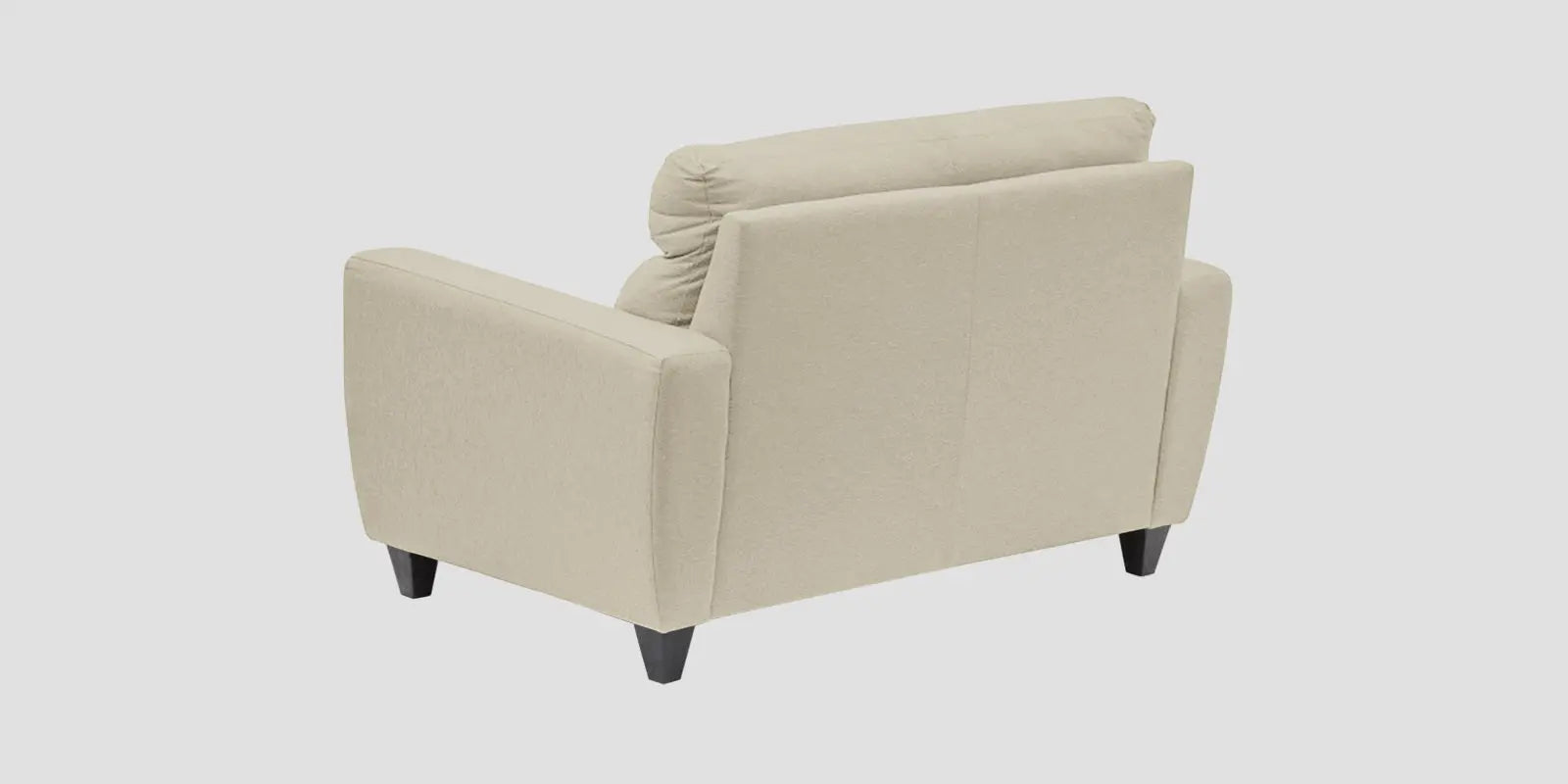 Burban Fabric 2 Seater Sofa In Maple Cream Colour Febonic Living