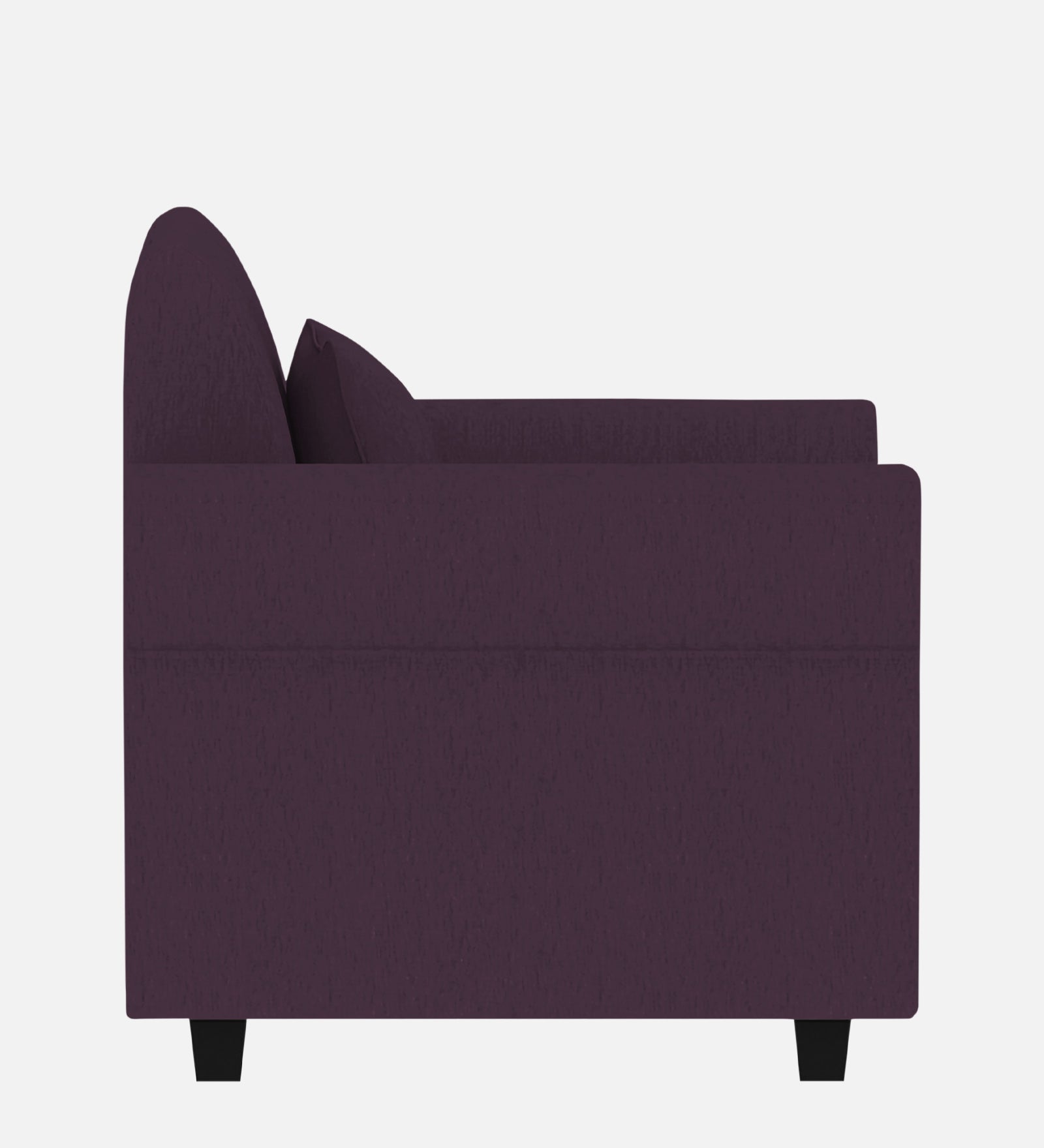 Derado Fabric 1 Seater Sofa In Greek Purple Colour - Febonic Living