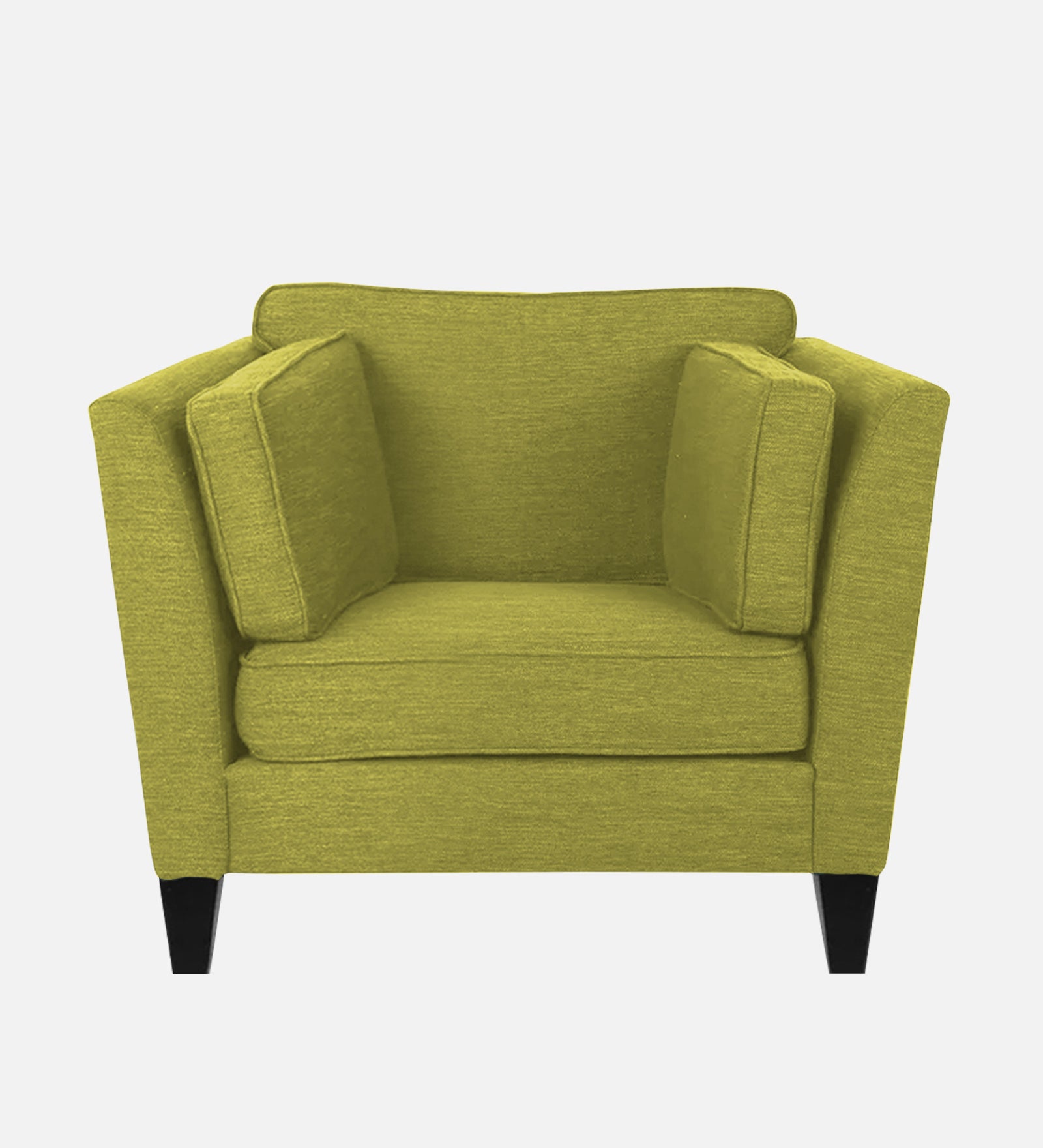 Nigar Fabric 1 Seater Sofa In  Parrot Green Colour - Febonic Living