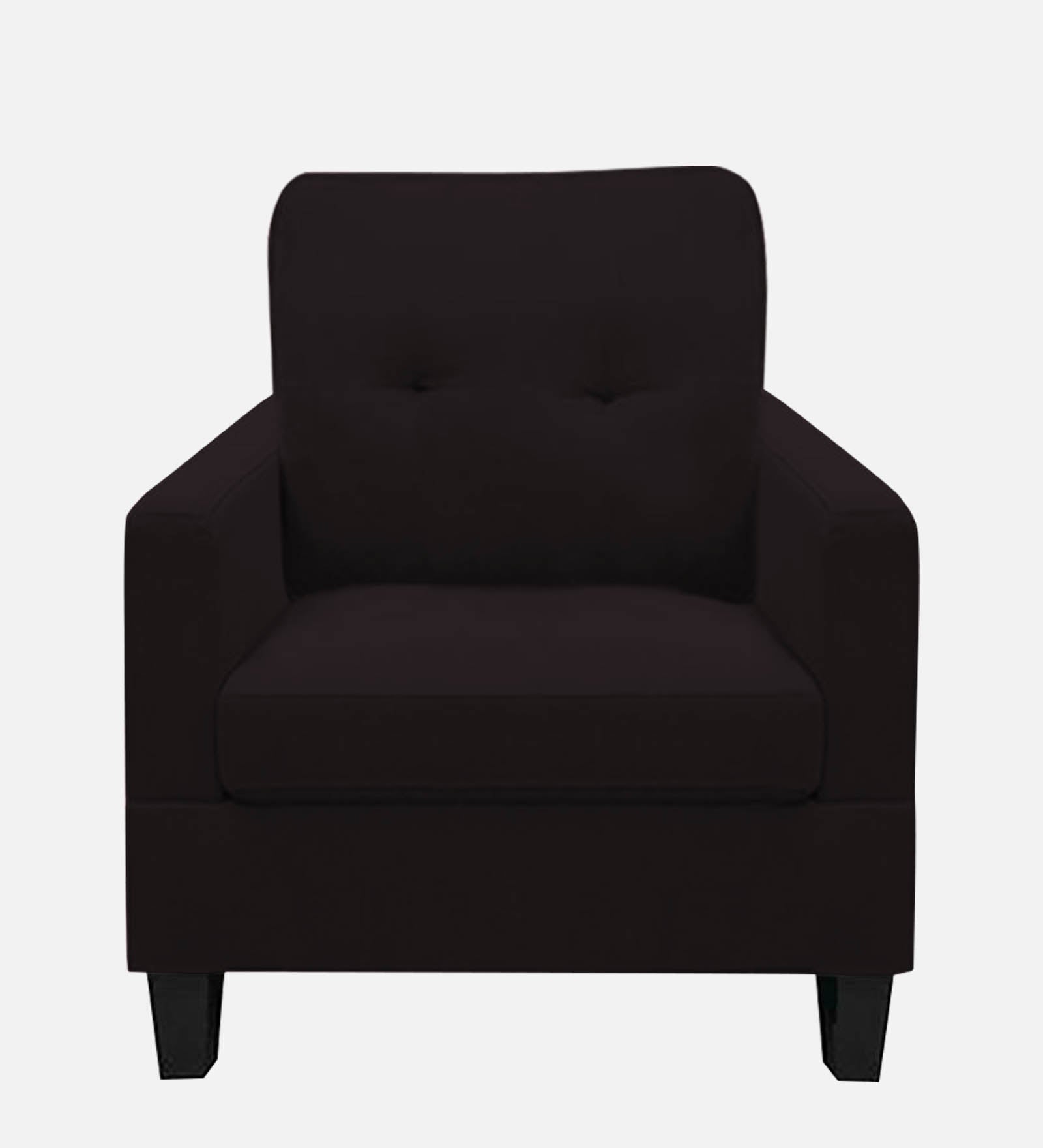 Thomas Fabric 1 Seater Sofa In Cara Brown Colour - Febonic Living