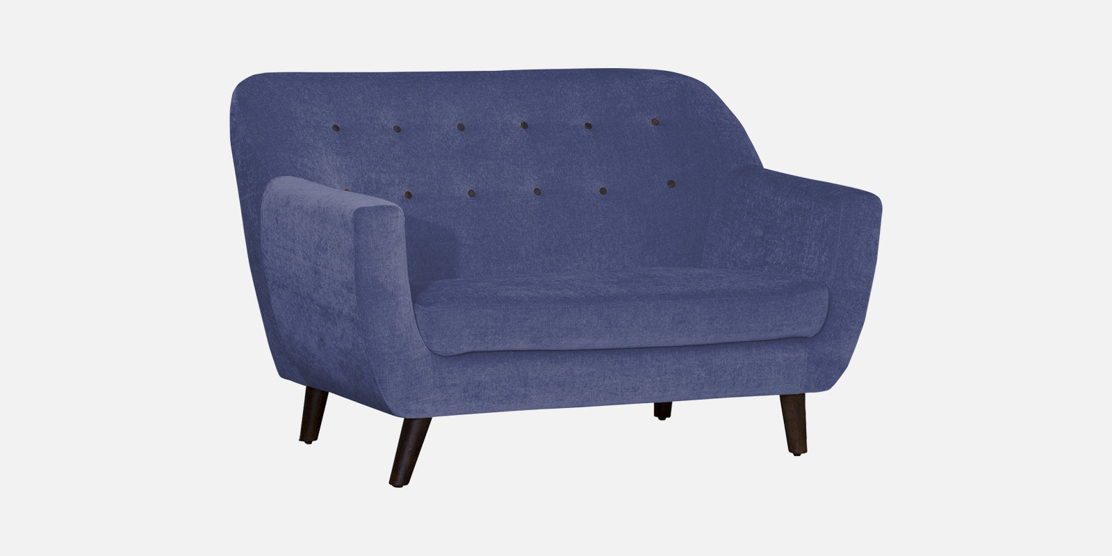 German Fabric 2 Seater Sofa In Slate Blue Colour - Febonic Living