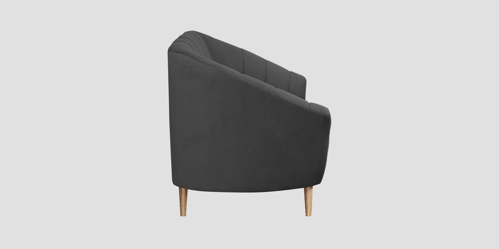 Kaylee Velvet 2 Seater Sofa In Davy grey Colour - Febonic Living