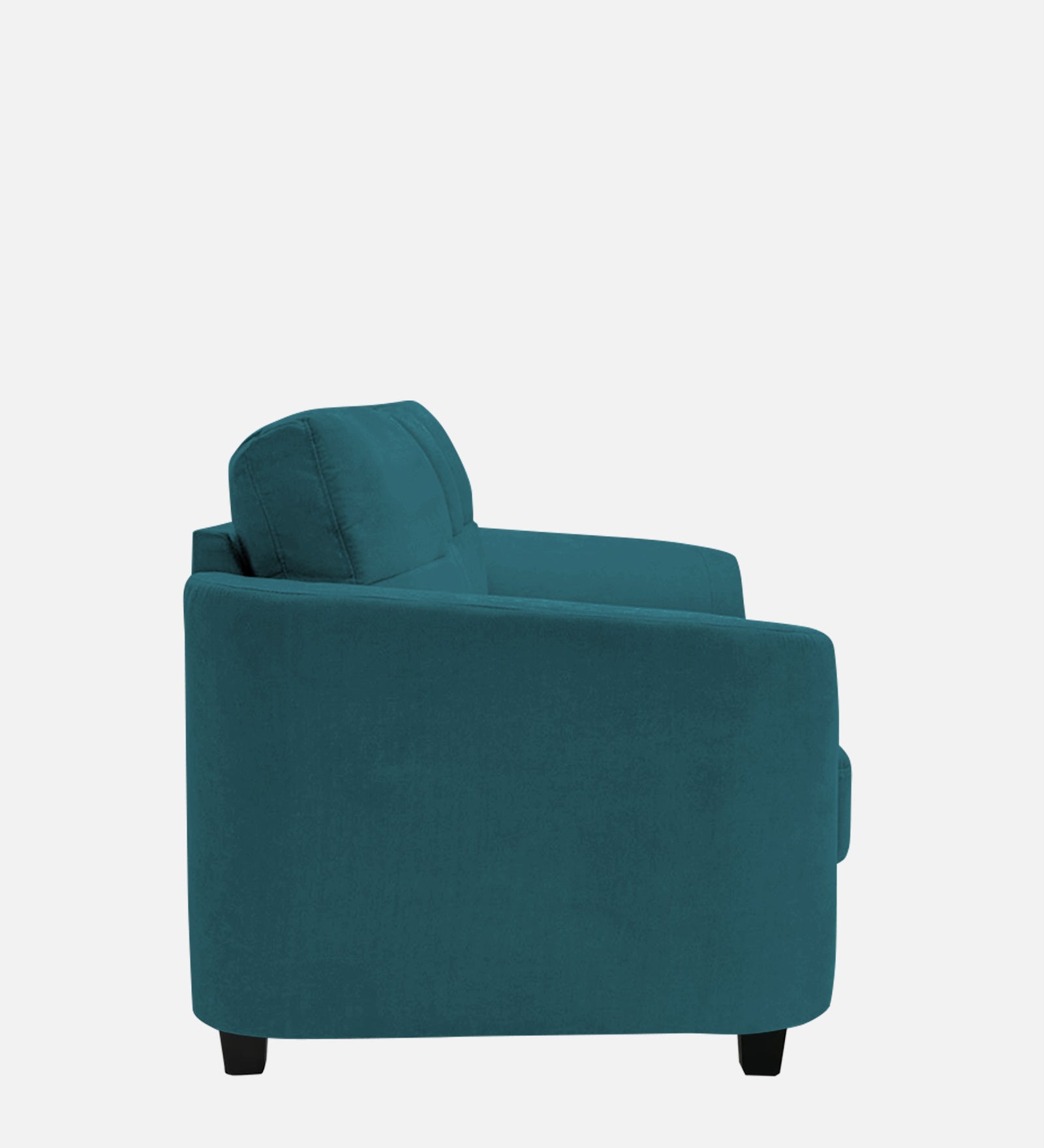 Mulan Fabric 1 Seater Sofa In Water Blue Colour - Febonic Living