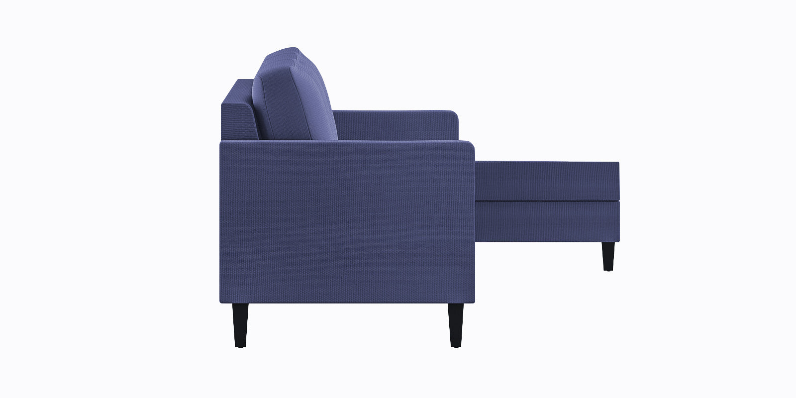 Nori Fabric LHS Sectional Sofa (2+Lounger) In Slate Blue Colour - Febonic Living