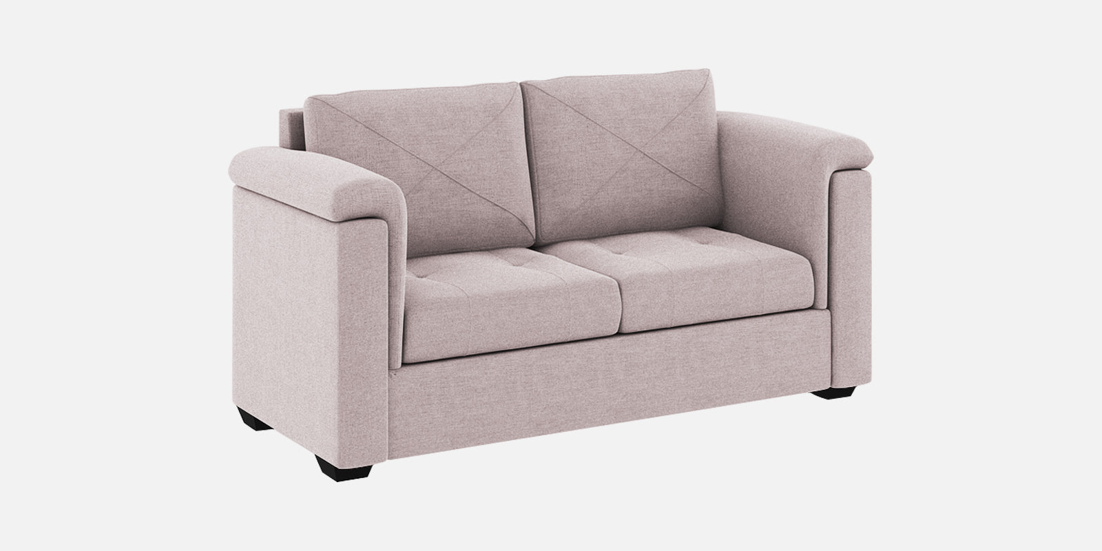 Andres Fabric 2 Seater Sofa In Orchid Beige Colour - Febonic Living