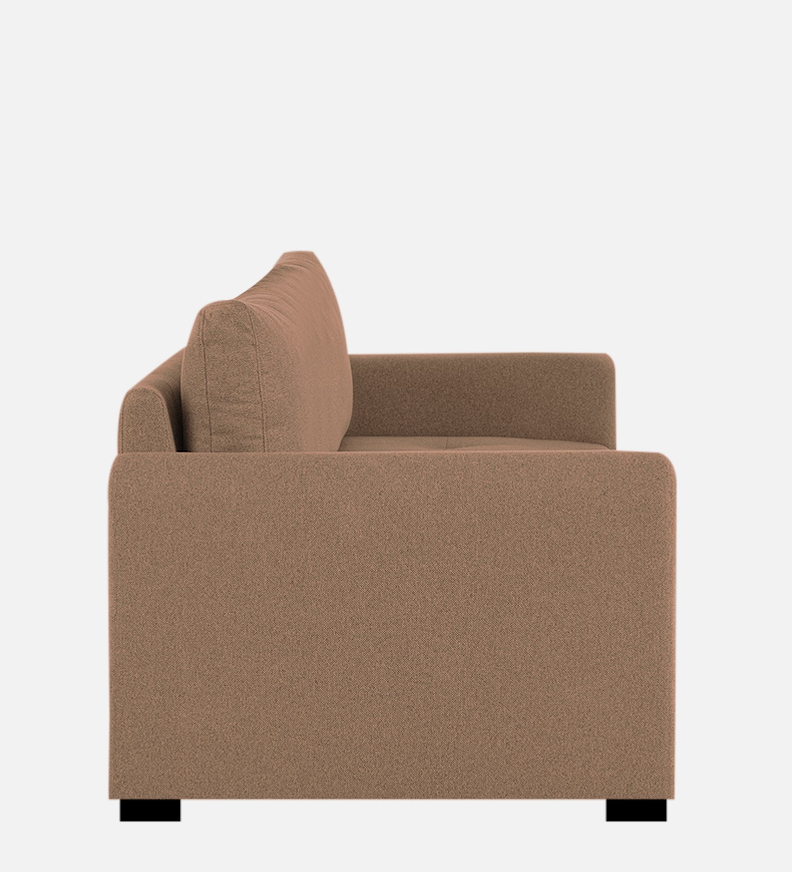 Sigma Fabric 1 Seater Sofa In Cosmic Beige Colour - Febonic Living