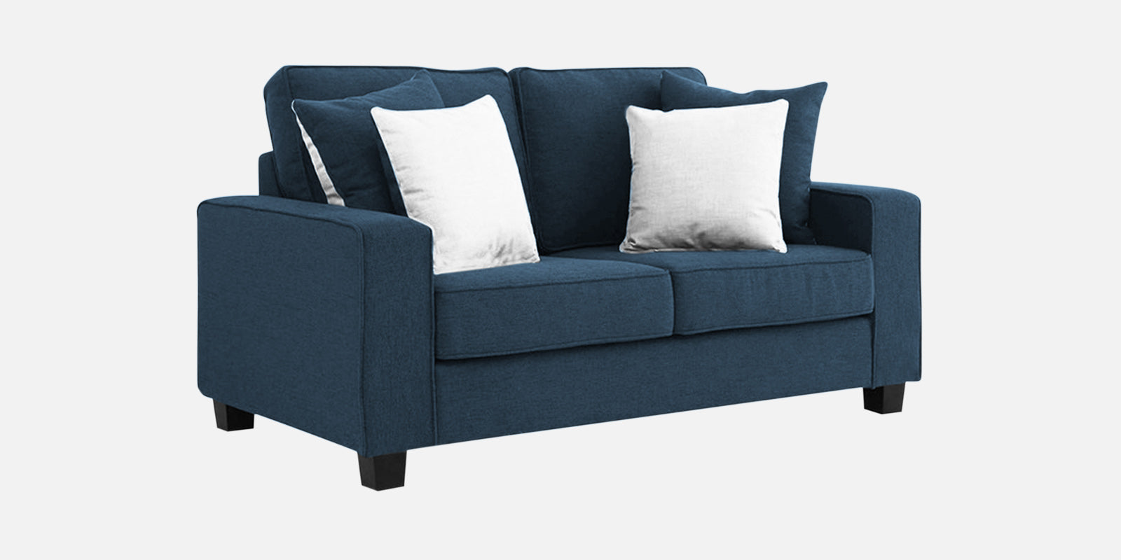 Ladybug Fabric 2 Seater Sofa In Light Blue Colour - Febonic Living