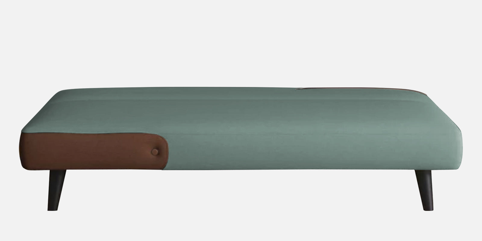 Vedan Fabric 3 Seater Convertible Sofa Cum Bed In Suka Blue Colour - Febonic Living