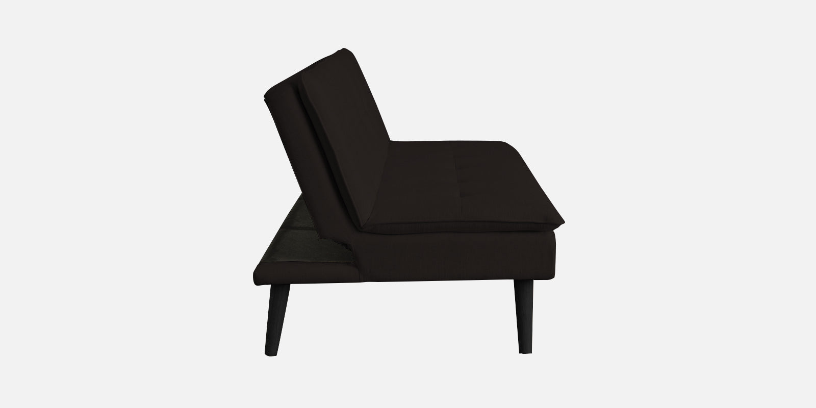 Toner Fabric 3 Seater Convertible Sofa Cum Bed In Cara Brown Colour - Febonic Living