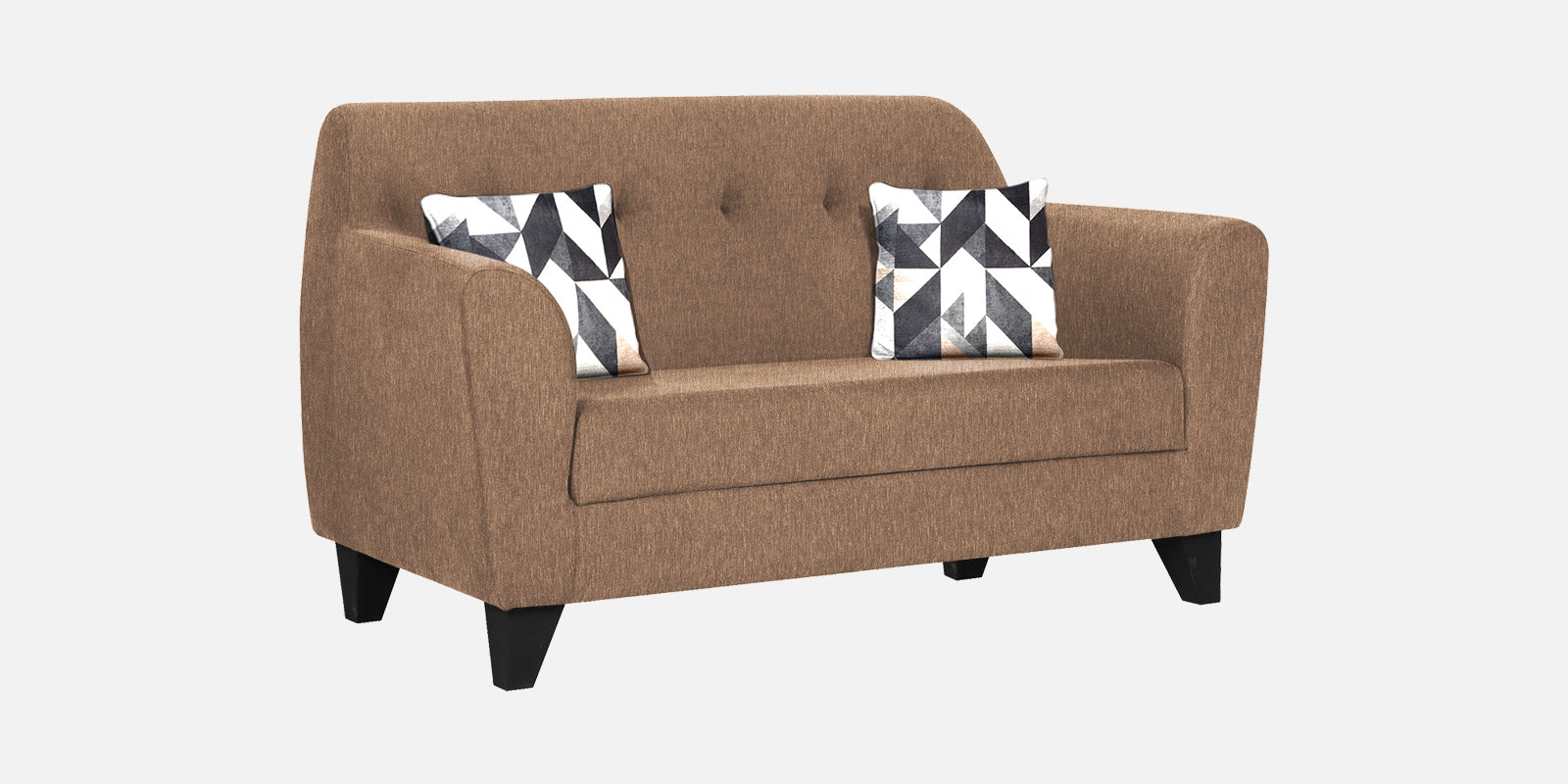Melaan Fabric 2 Seater Sofa In Cosmic Beige Colour - Febonic Living