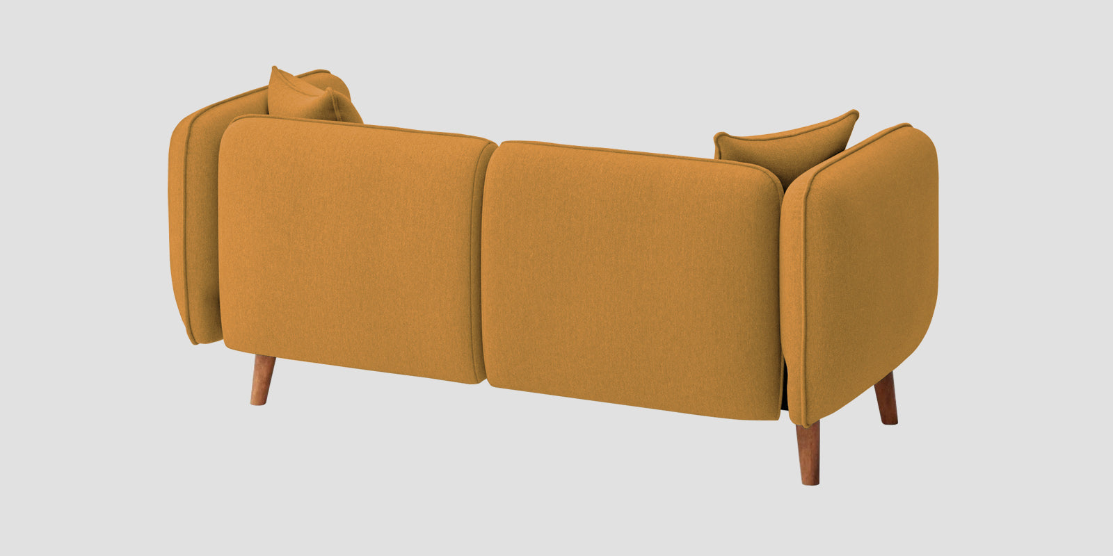 Reva Fabric 2 Seater Sofa In Corn Yellow Colour - Febonic Living