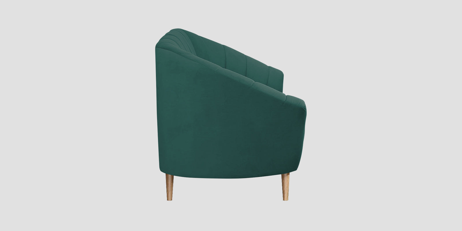 Kaylee Velvet 2 Seater Sofa In Pine green Colour - Febonic Living