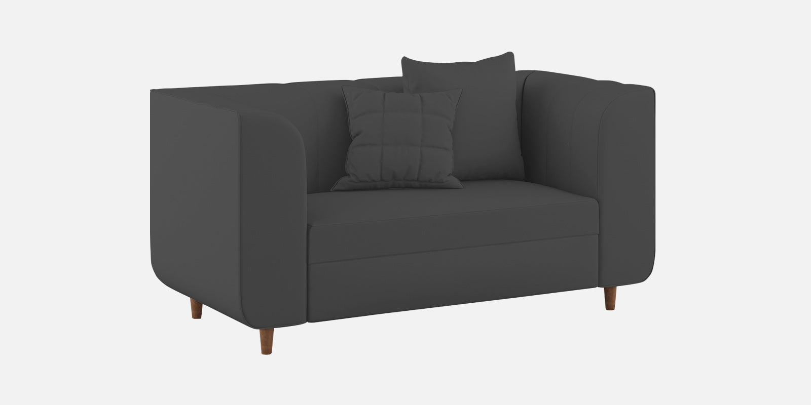 Sumo Velvet 2 Seater Sofa In Davy grey Colour - Febonic Living