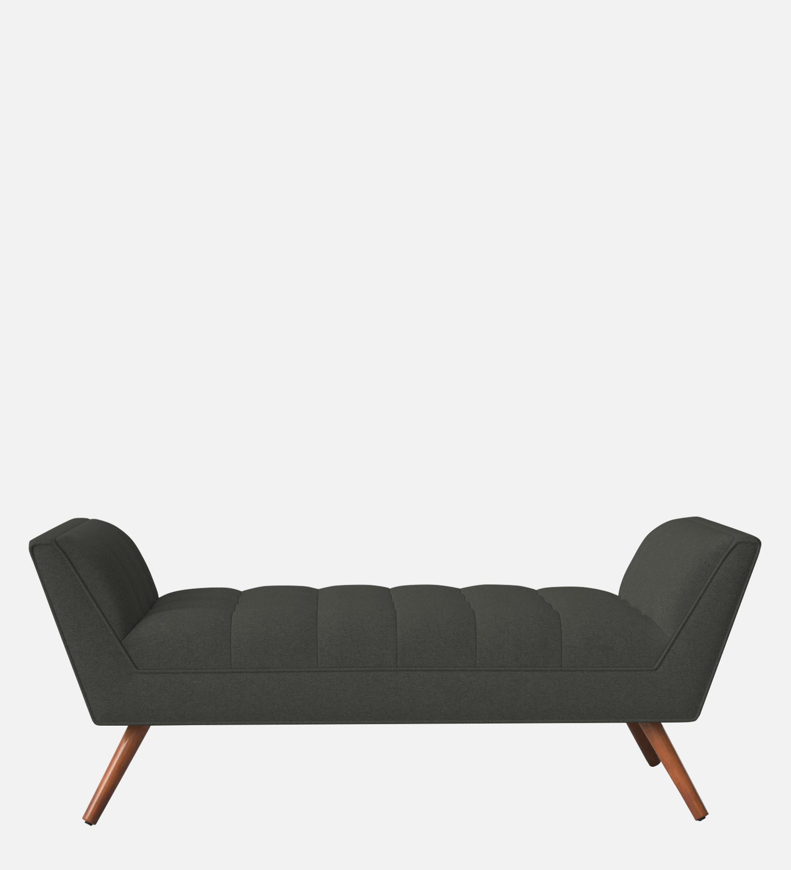 Cartes Velvet Bench In Hory Grey Colour - Febonic Living