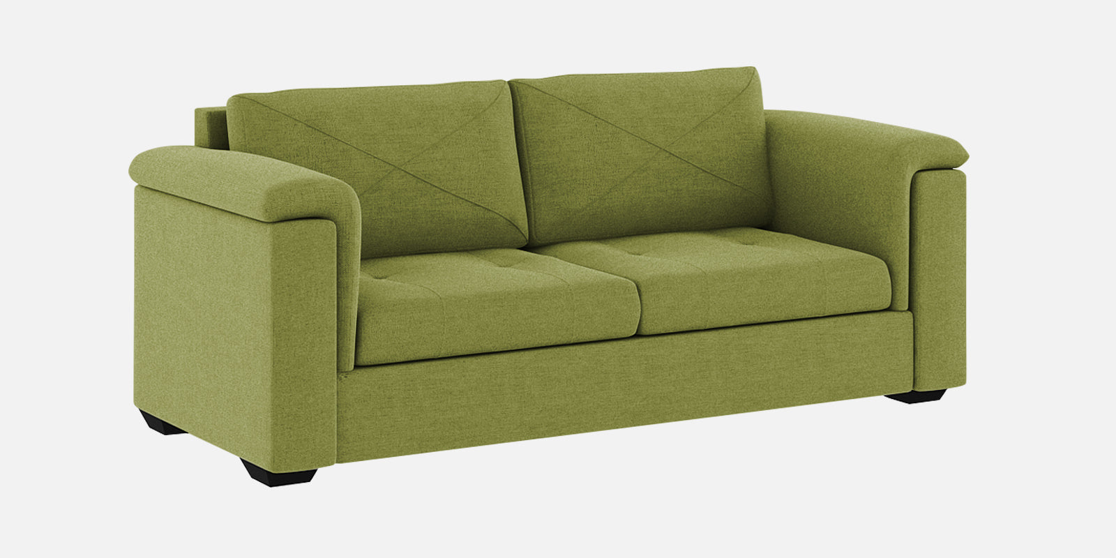 Andres Fabric 3 Seater Sofa In Lime Green Colour - Febonic Living