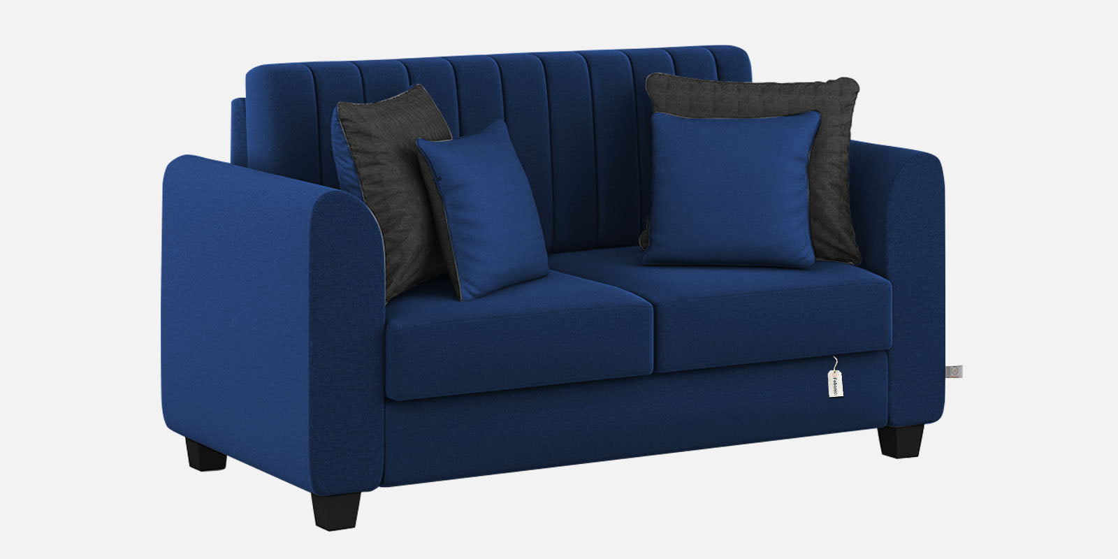 Cosmic Fabric 2 Seater Sofa In Royal Blue Colour - Febonic Living