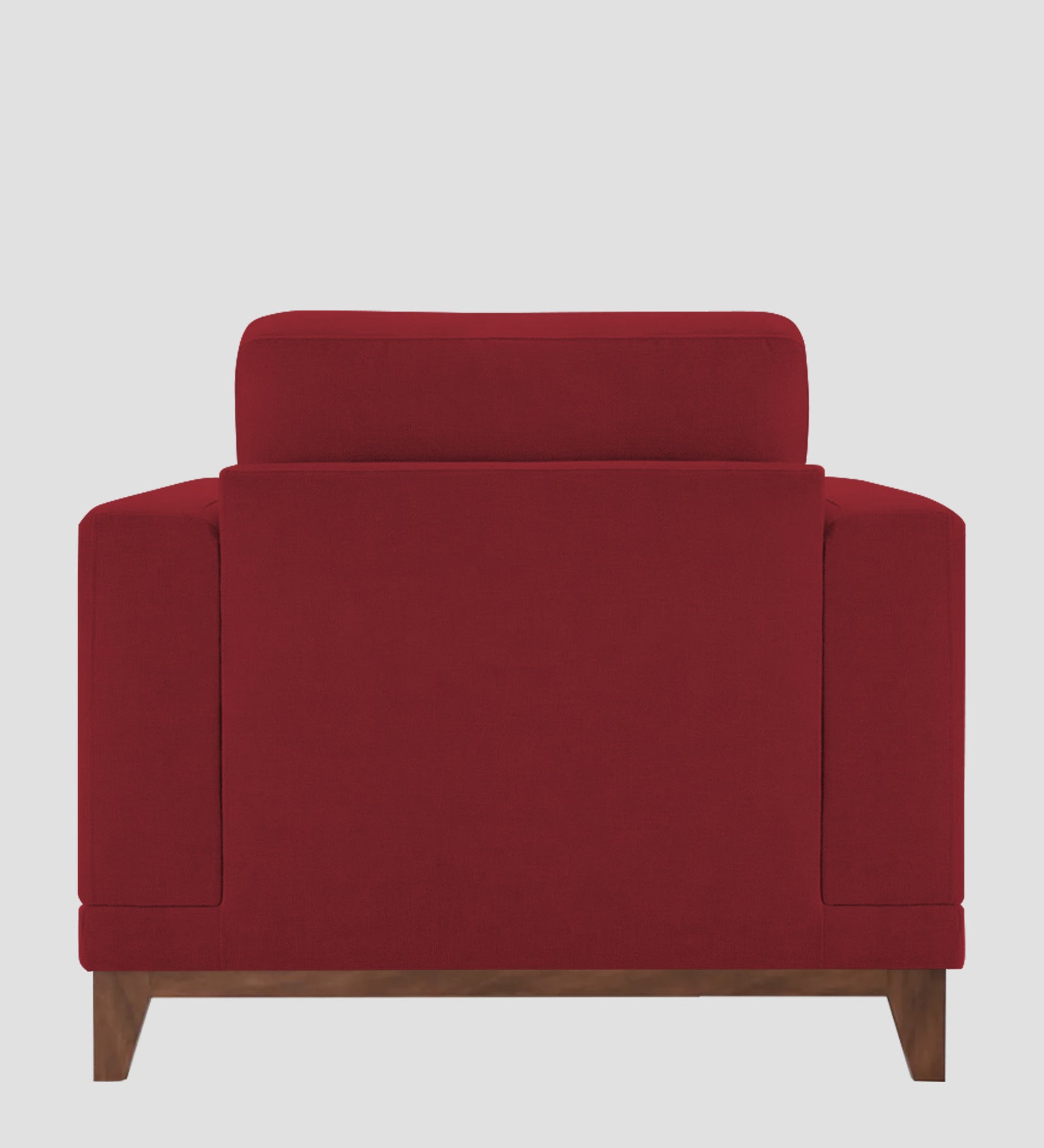 Esha Fabric 1 Seater Sofa In Chilli Red Colour - Febonic Living