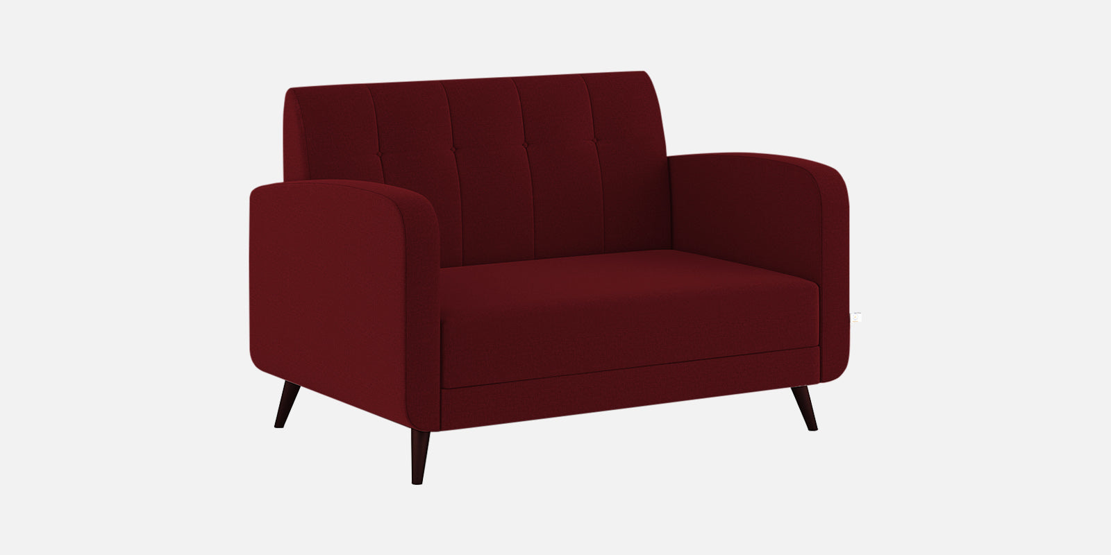 Wiki Velvet 2 Seater Sofa In Dark Maroon Colour - Febonic Living
