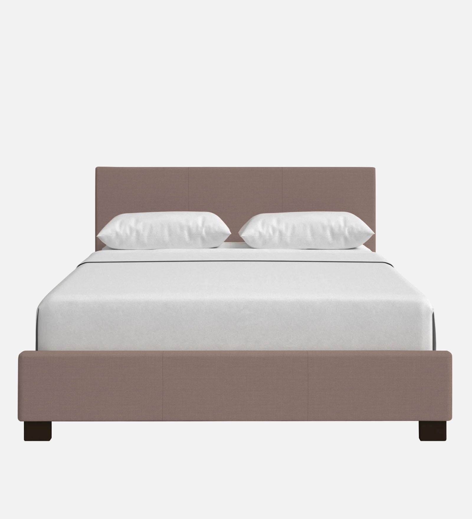 Lora Fabric Upholstered King Size Bed In Kadhi Beige Colour - Febonic Living