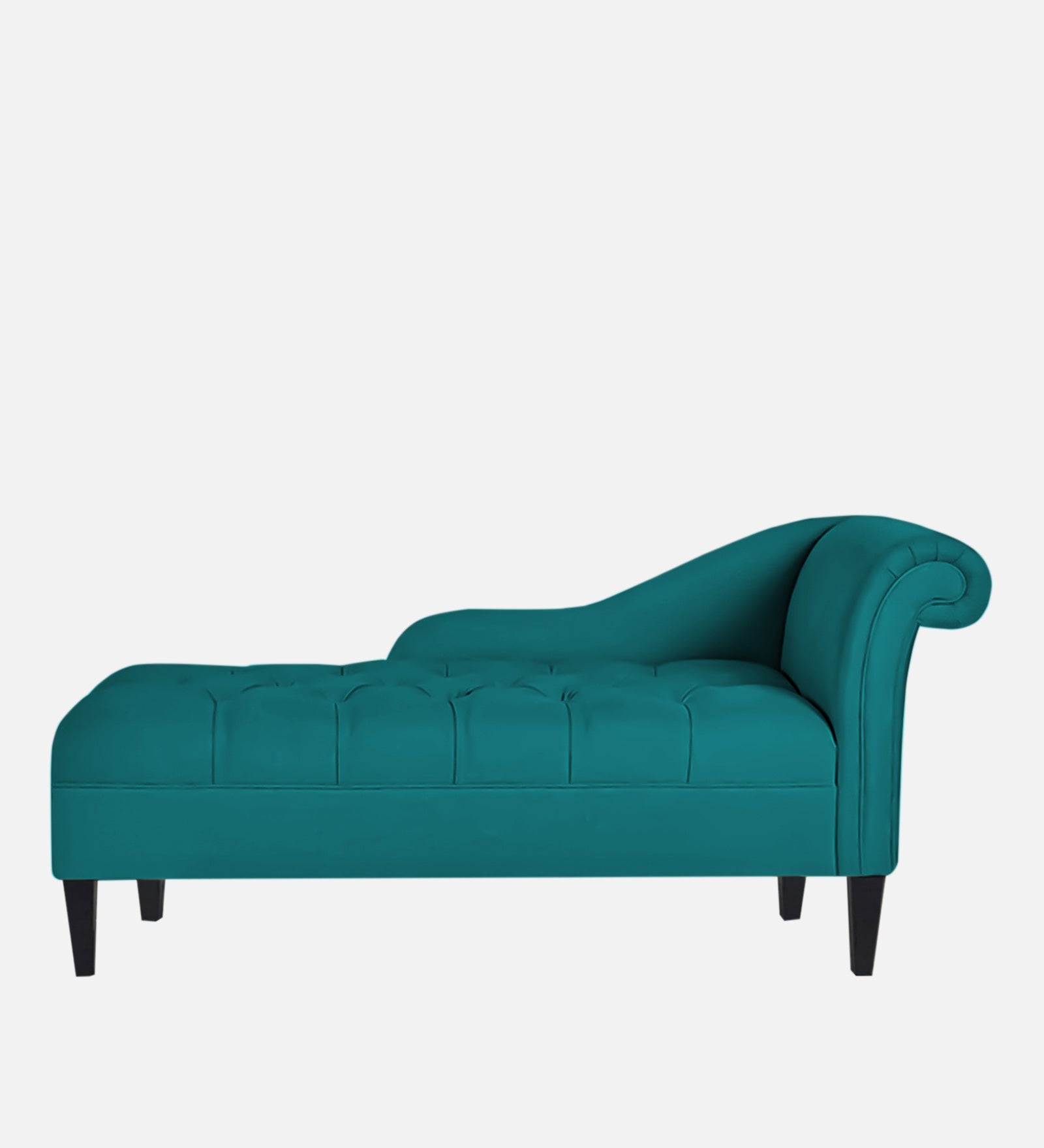 Adria Fabric LHS Chaise Lounger In Sea Green Colour - Febonic Living