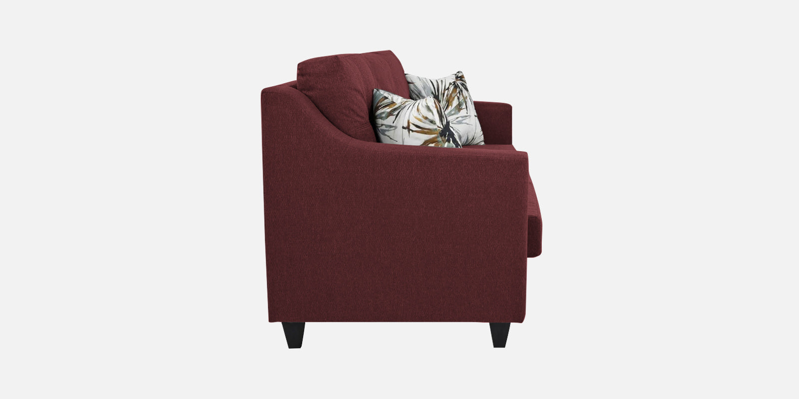 Welly Fabric 2 Seater Sofa In Blaze Red Colour - Febonic Living
