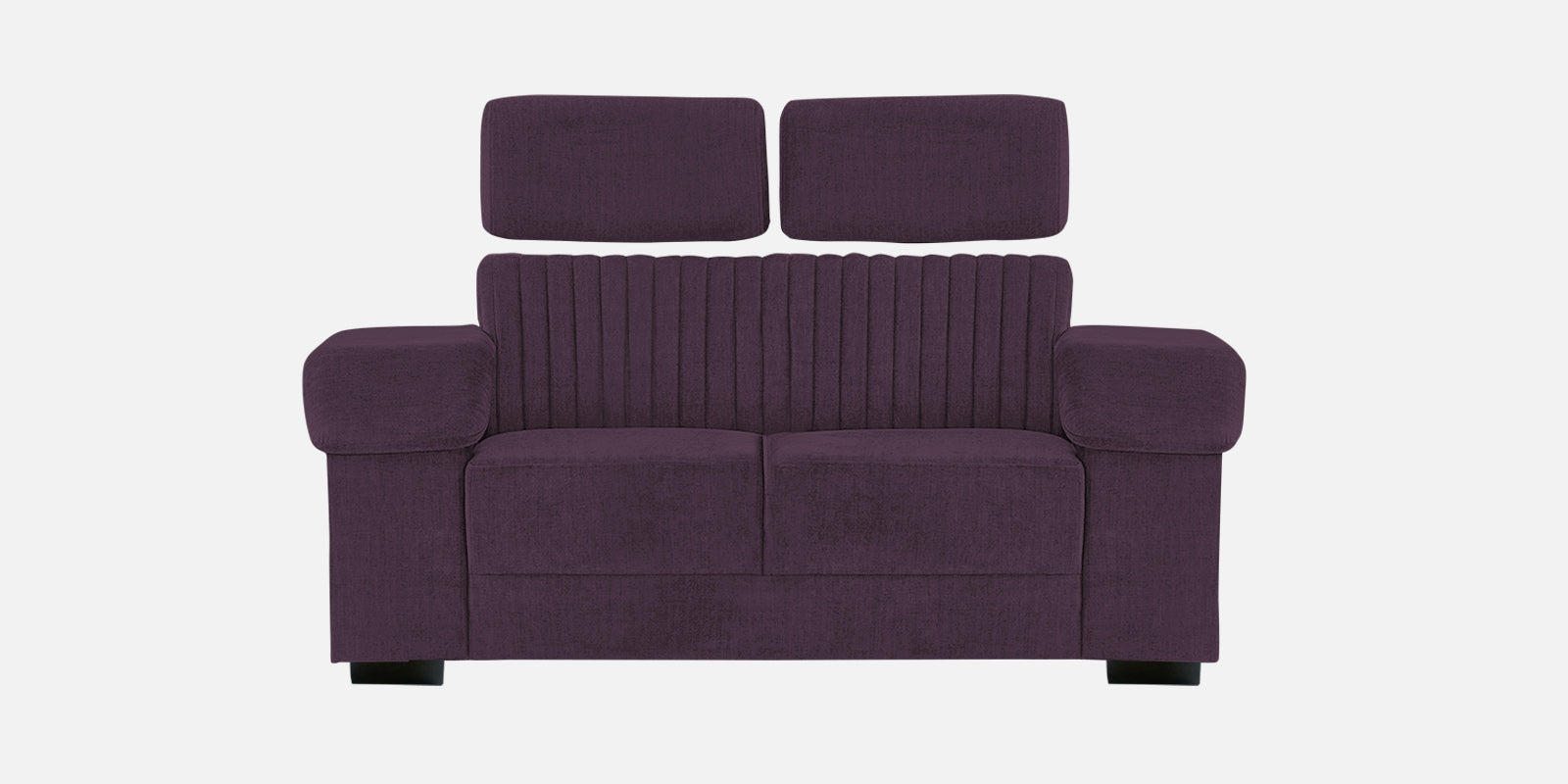 Draco Fabric 2 Seater Sofa In Greek Purple Colour - Febonic Living