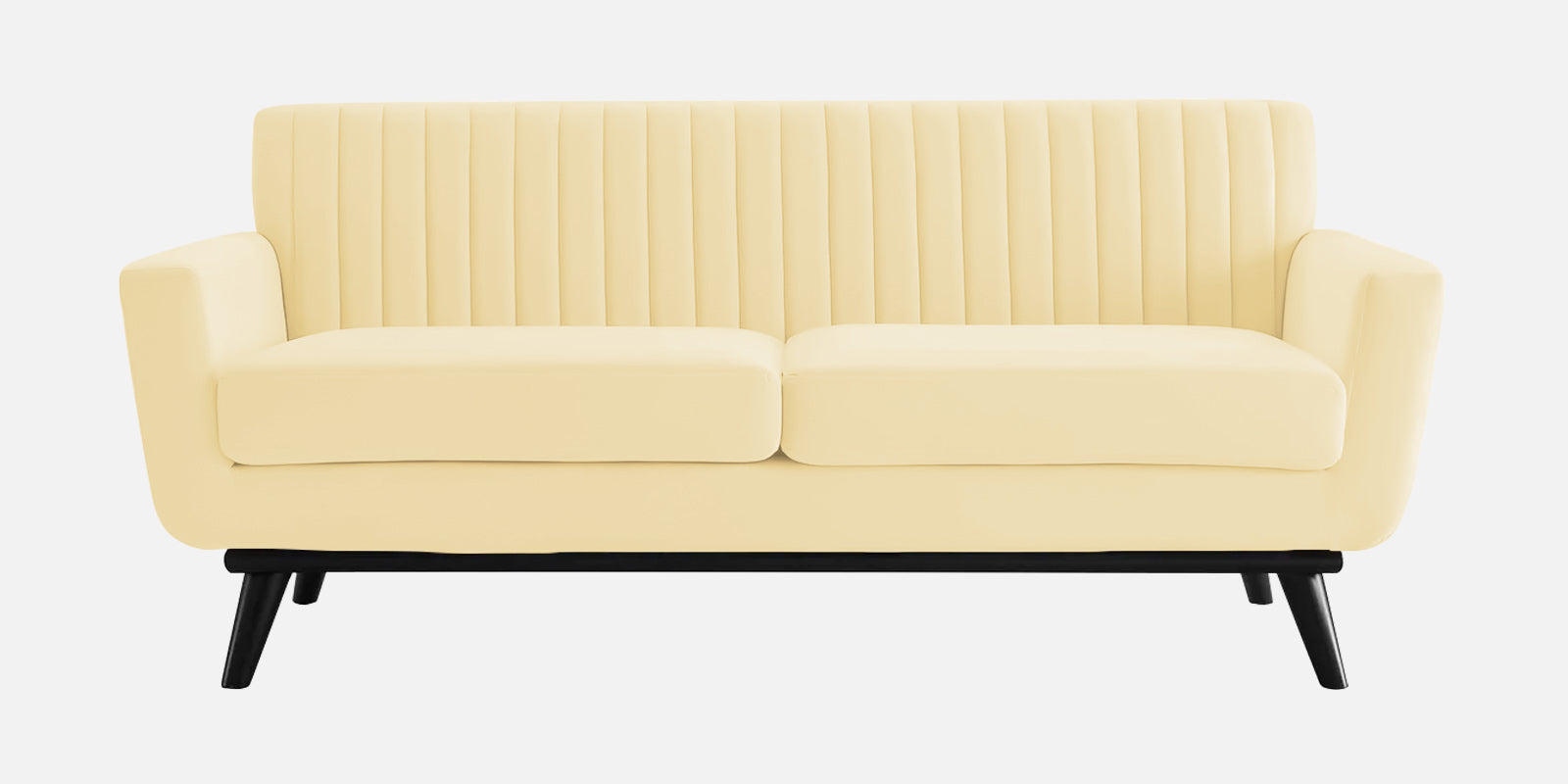 Tucker Velvet 2 Seater Sofa In Sandy Beige Colour - Febonic Living