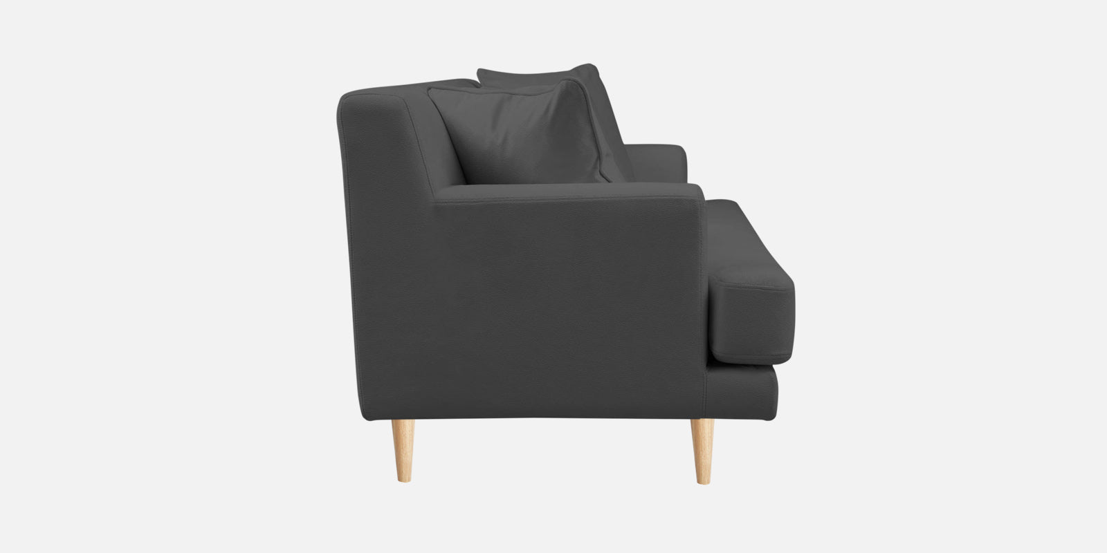 Woody Fabric 2 Seater Sofa In Dusky Grey Colour - Febonic Living