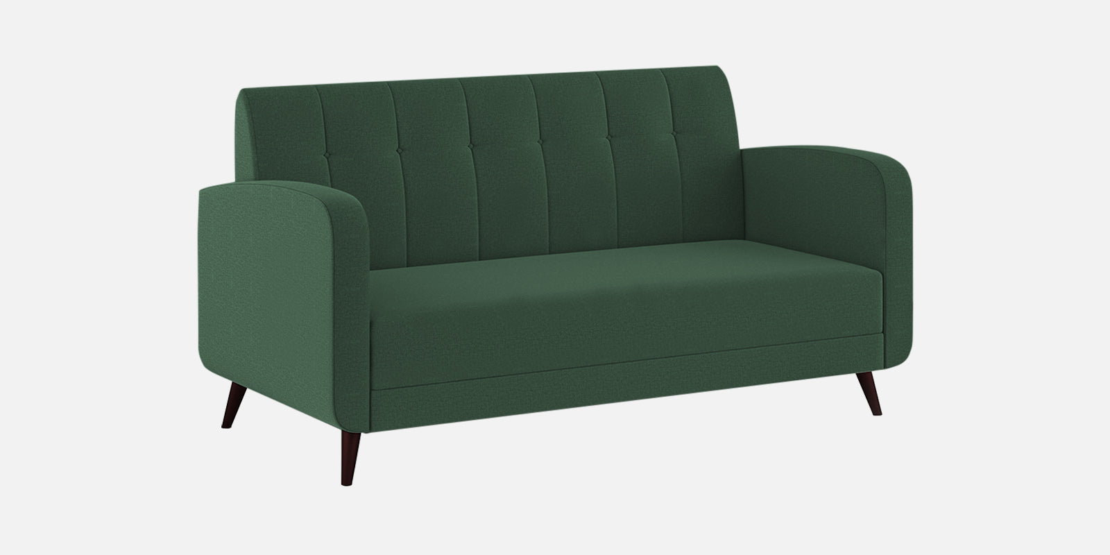 Wiki Velvet 3 Seater Sofa In Amazon Green Colour - Febonic Living