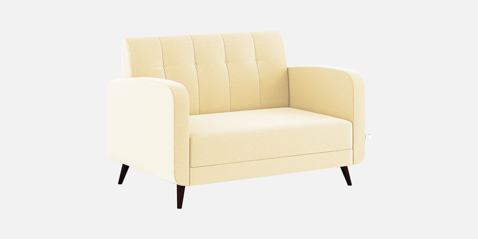 Wiki Velvet 2 Seater Sofa In Sandy Beige Colour - Febonic Living