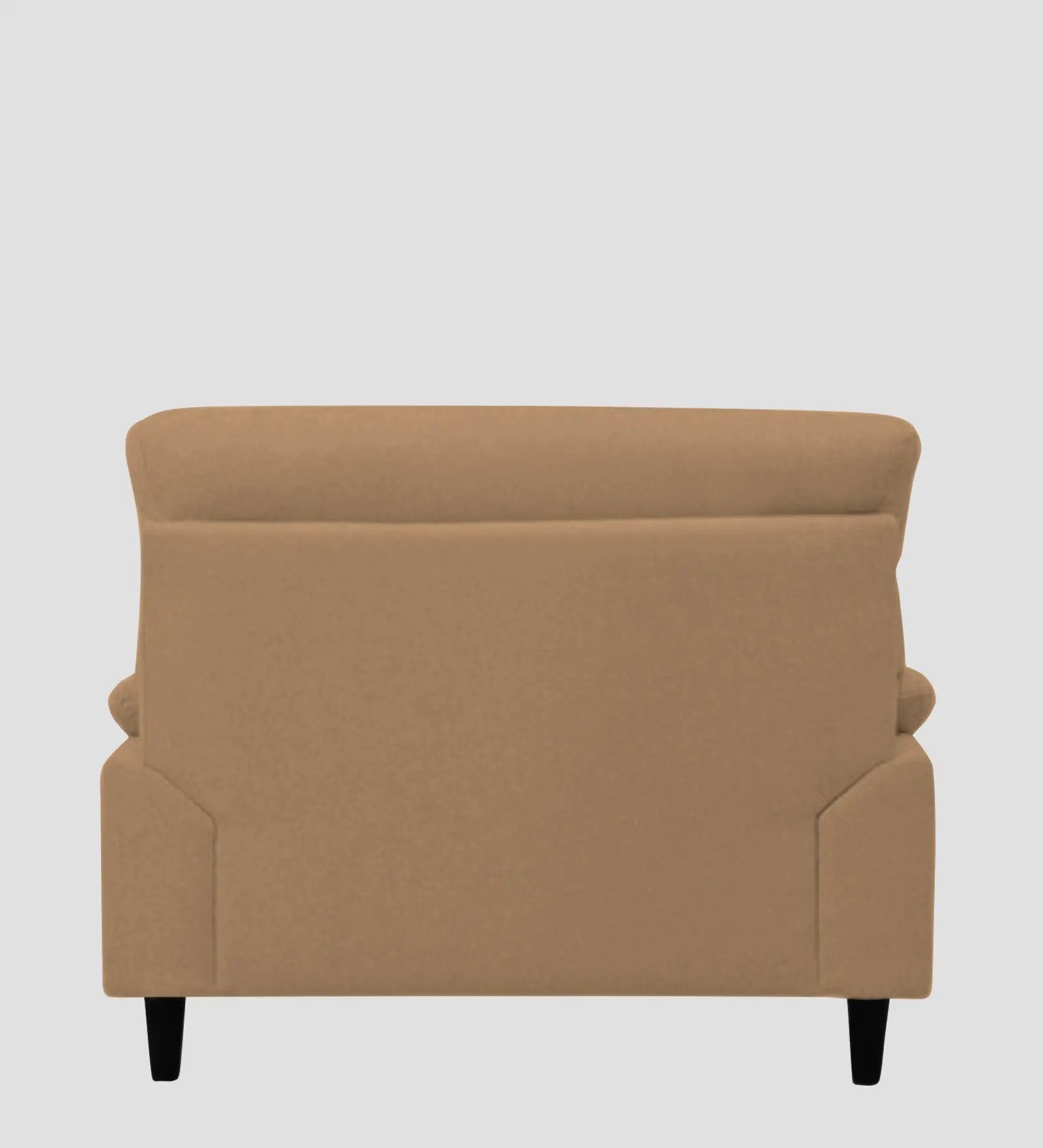 Zibby Fabric 1 Seater Sofa In Copper Brown Colour Febonic Living