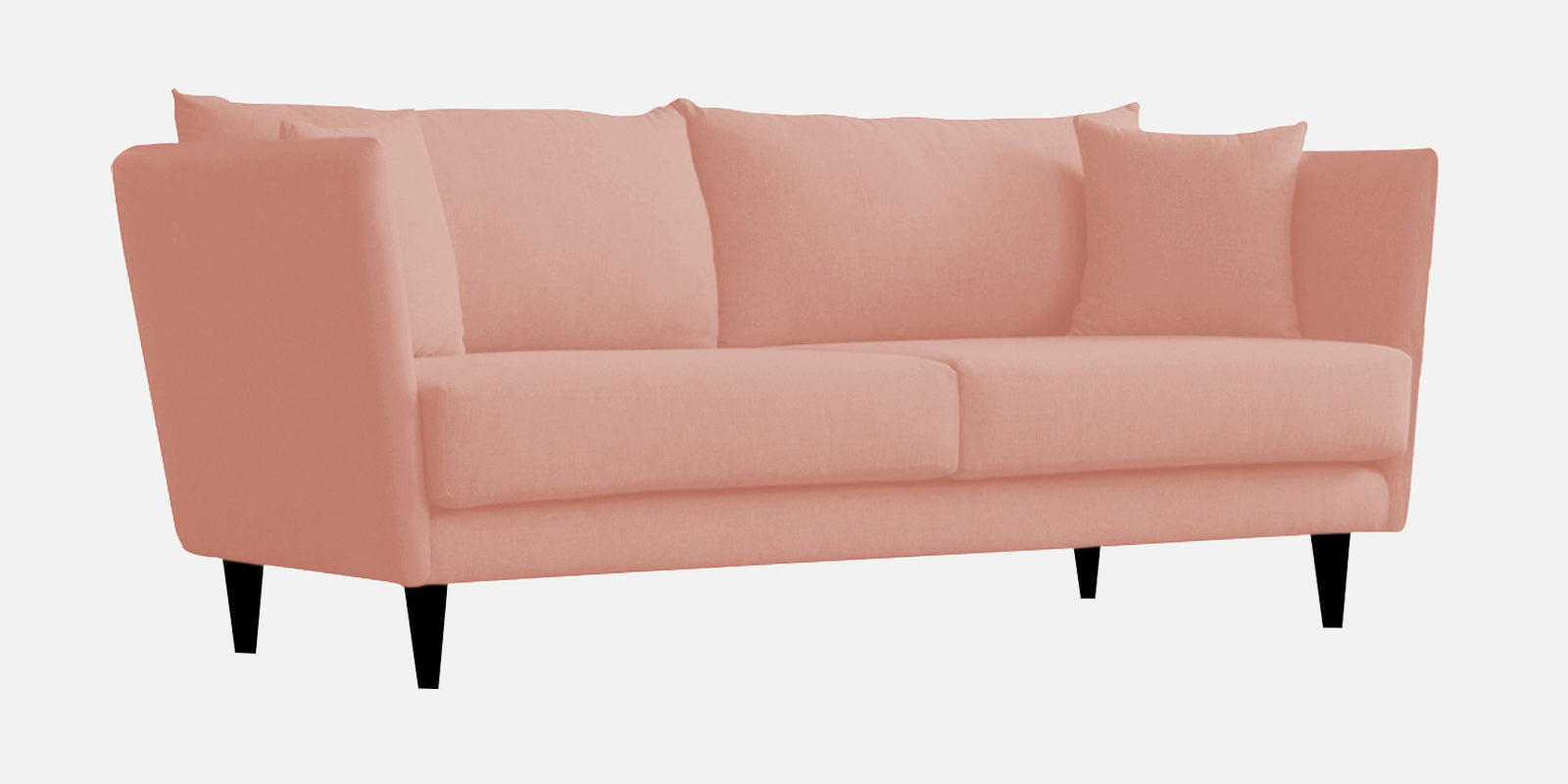 Norway Velvet 3 Seater Sofa In Blush Pink Colour - Febonic Living