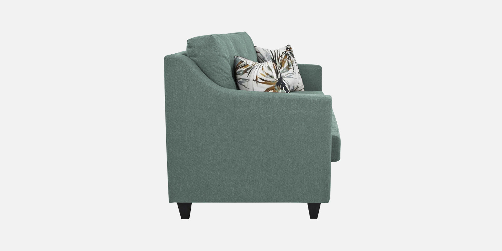 Welly Fabric 2 Seater Sofa In Suka Blue Colour - Febonic Living