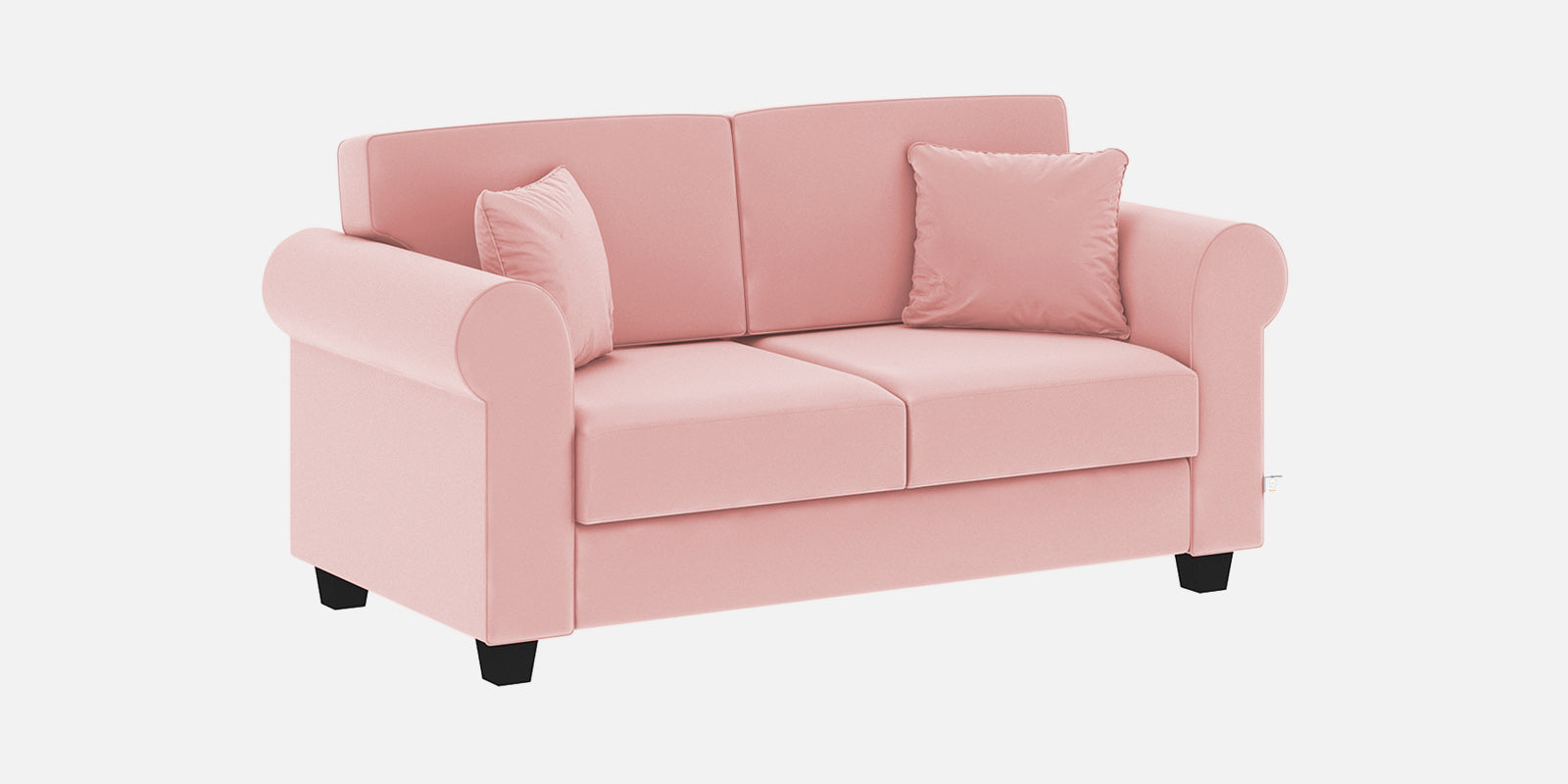 Numonk Velvet 2 Seater Sofa In Millennial Pink Colour - Febonic Living