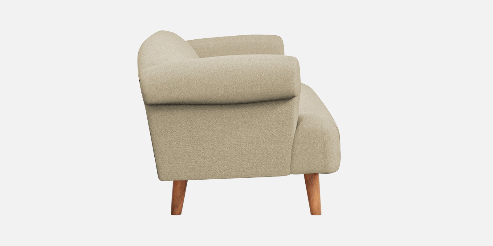 Barber Fabric 2 Seater Sofa In Honey Beige Colour - Febonic Living