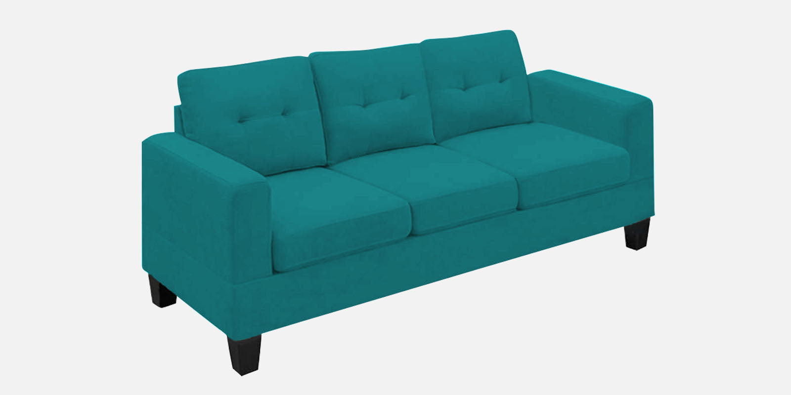Thomas Fabric 3 Seater Sofa in Sea Green Colour