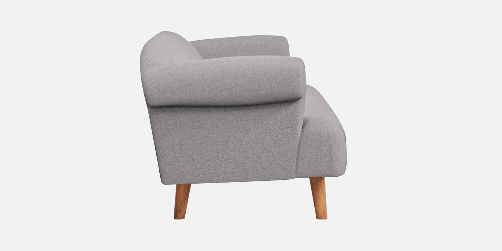 Barber Fabric 2 Seater Sofa In Silver Greyy Colour - Febonic Living