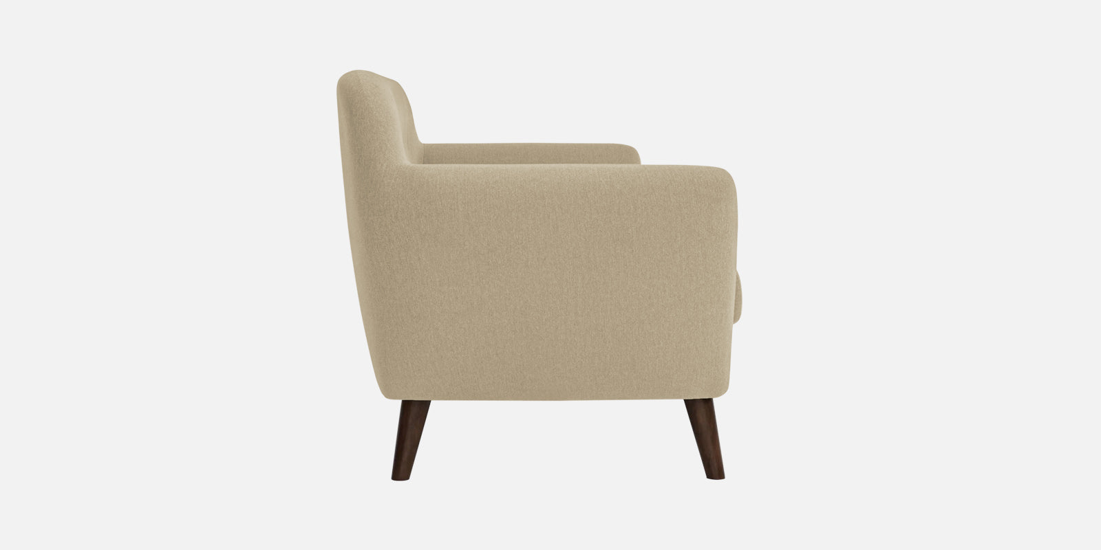 Goofy Fabric 2 Seater Sofa In Honey Beige Colour - Febonic Living