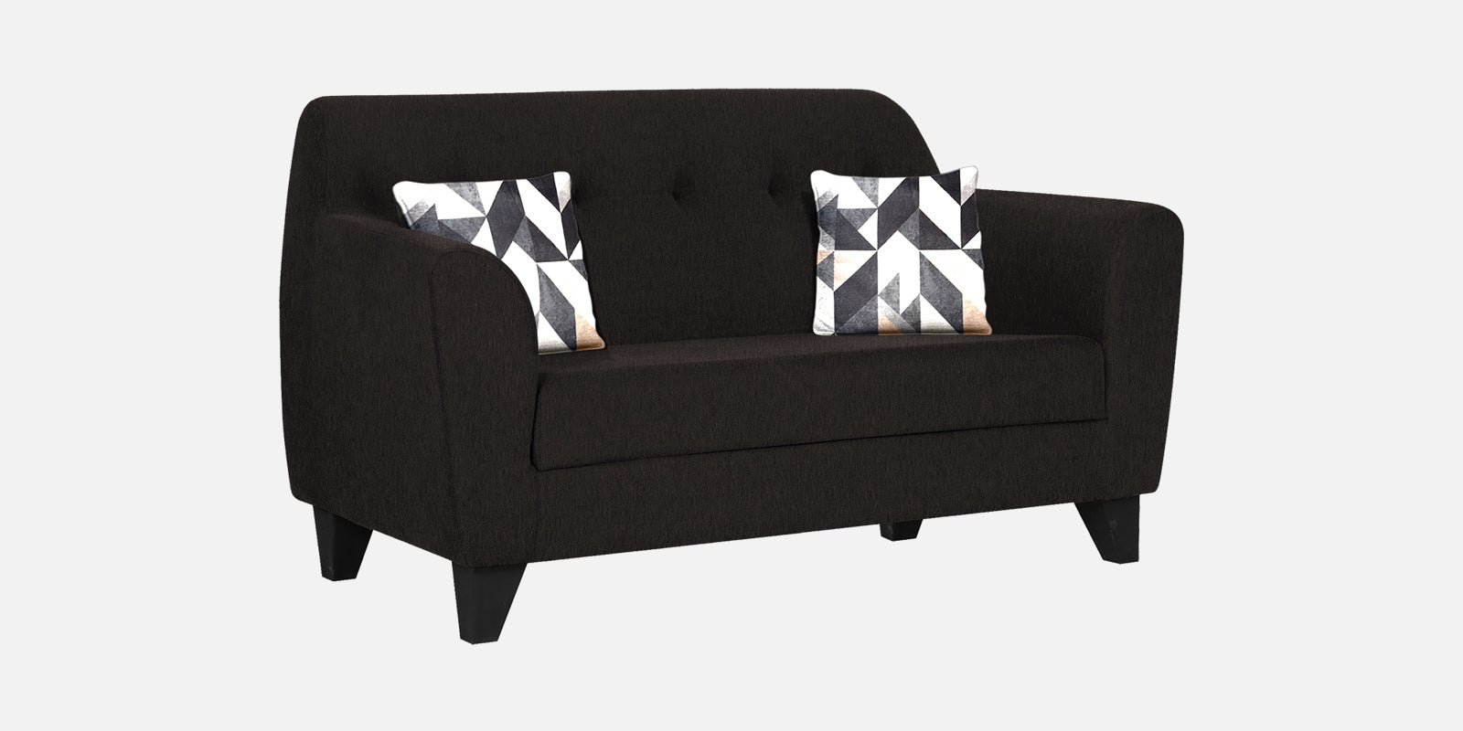 Melaan Fabric 2 Seater Sofa In Cara Brown Colour - Febonic Living
