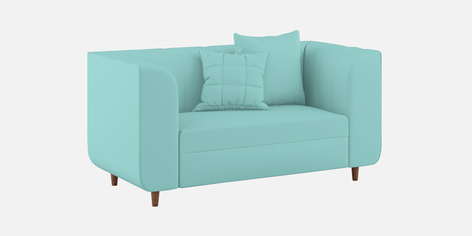Sumo Velvet 2 Seater Sofa In Barmunda Aqua Colour - Febonic Living